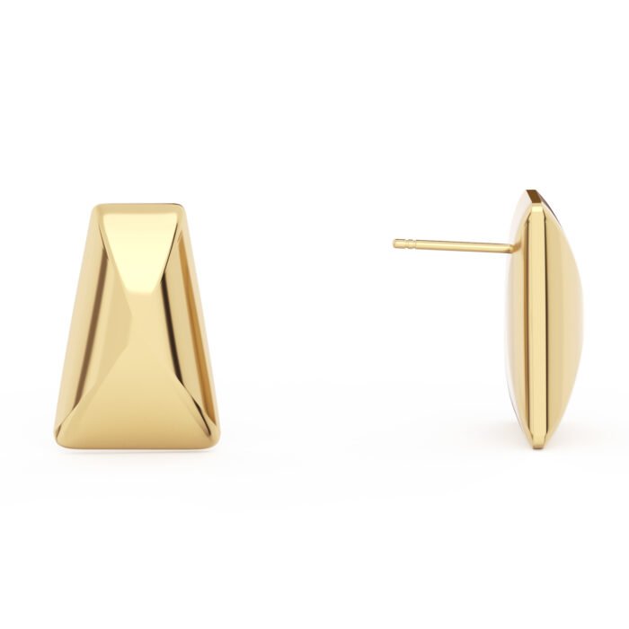 14k Gold Plated Stud Earrings