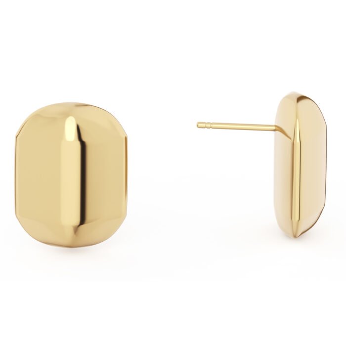 14k Gold Plated Stud Earrings