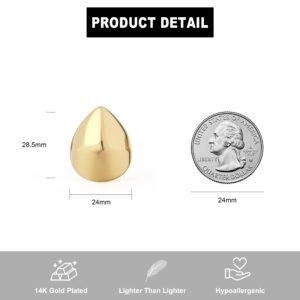 14k Gold Plated Stud Earrings