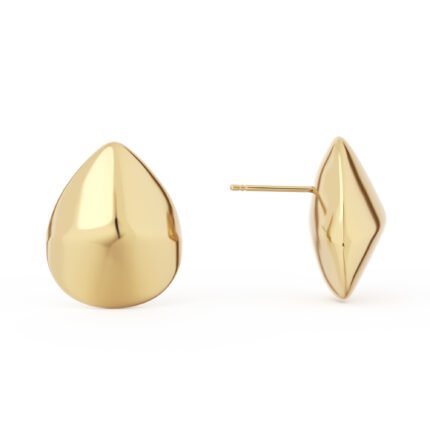 14k Gold Plated Stud Earrings