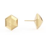 14k Gold Plated Stud Earrings