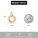 14k Gold Plated Stud Earrings