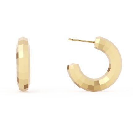 14k Gold Plated Hoop Earrings